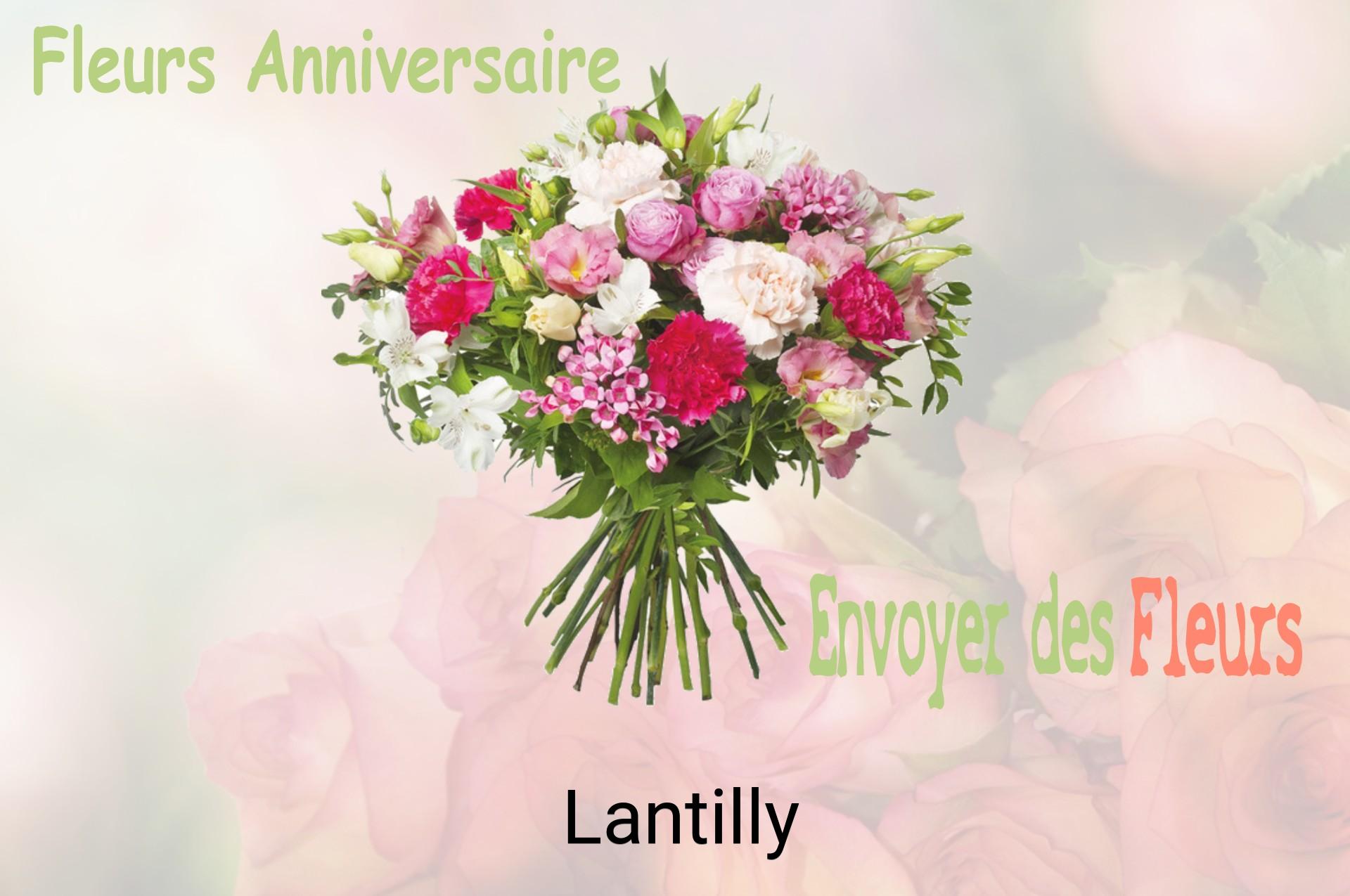 Bouquet de fleurs d’anniversaire livré à Lantilly