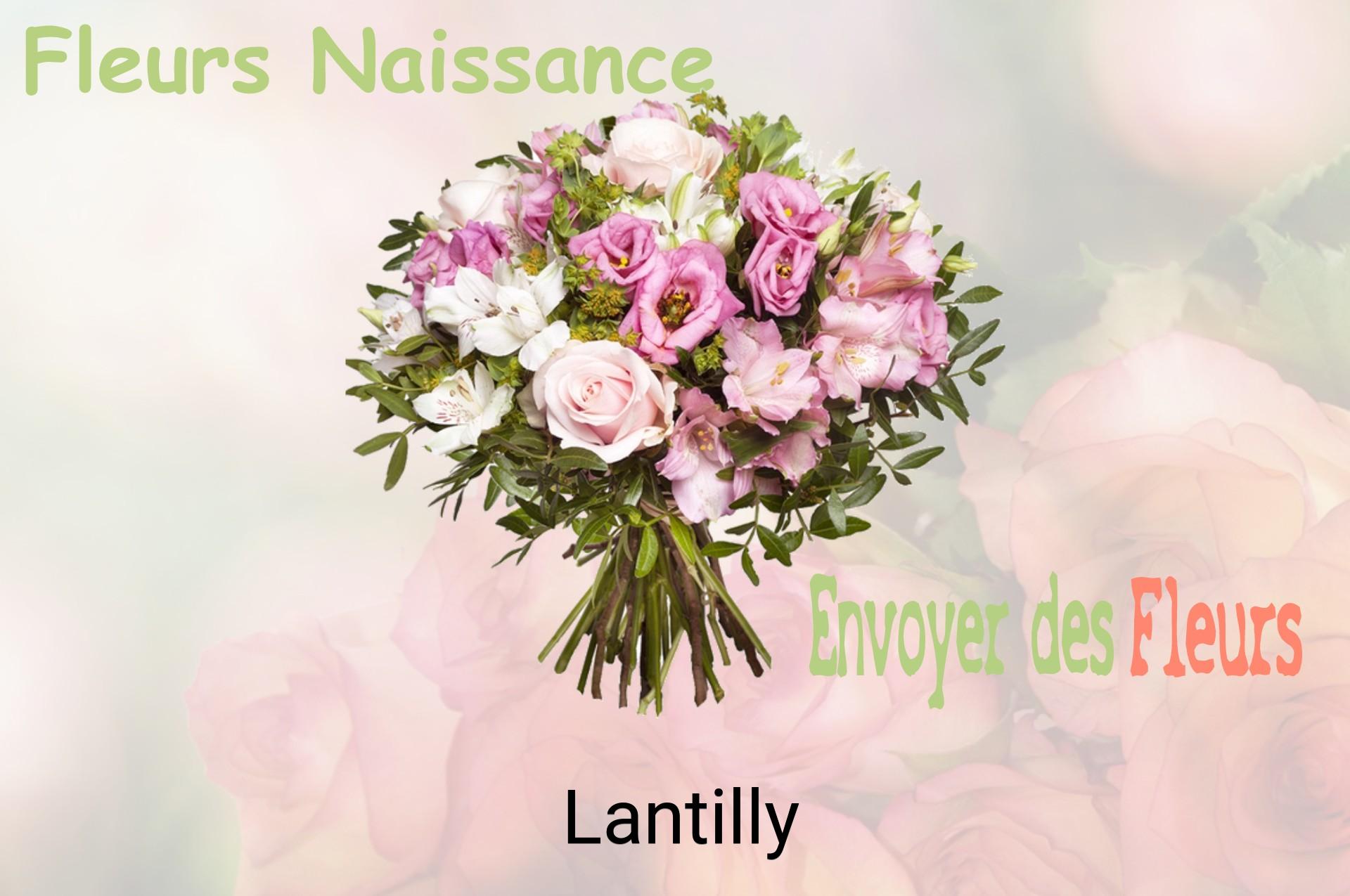 Bouquet de fleurs de naissance livré à Lantilly